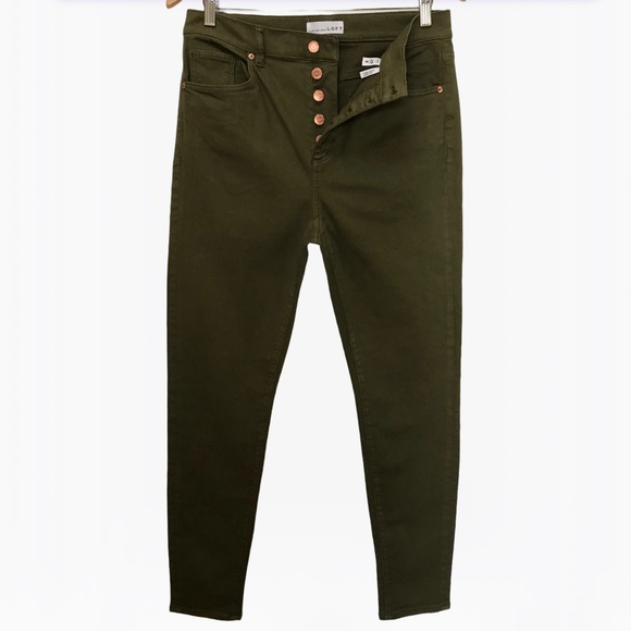 LOFT High-Rise Button Fly Skinny Women’s Jeans - 29 - Picture 6 of 17